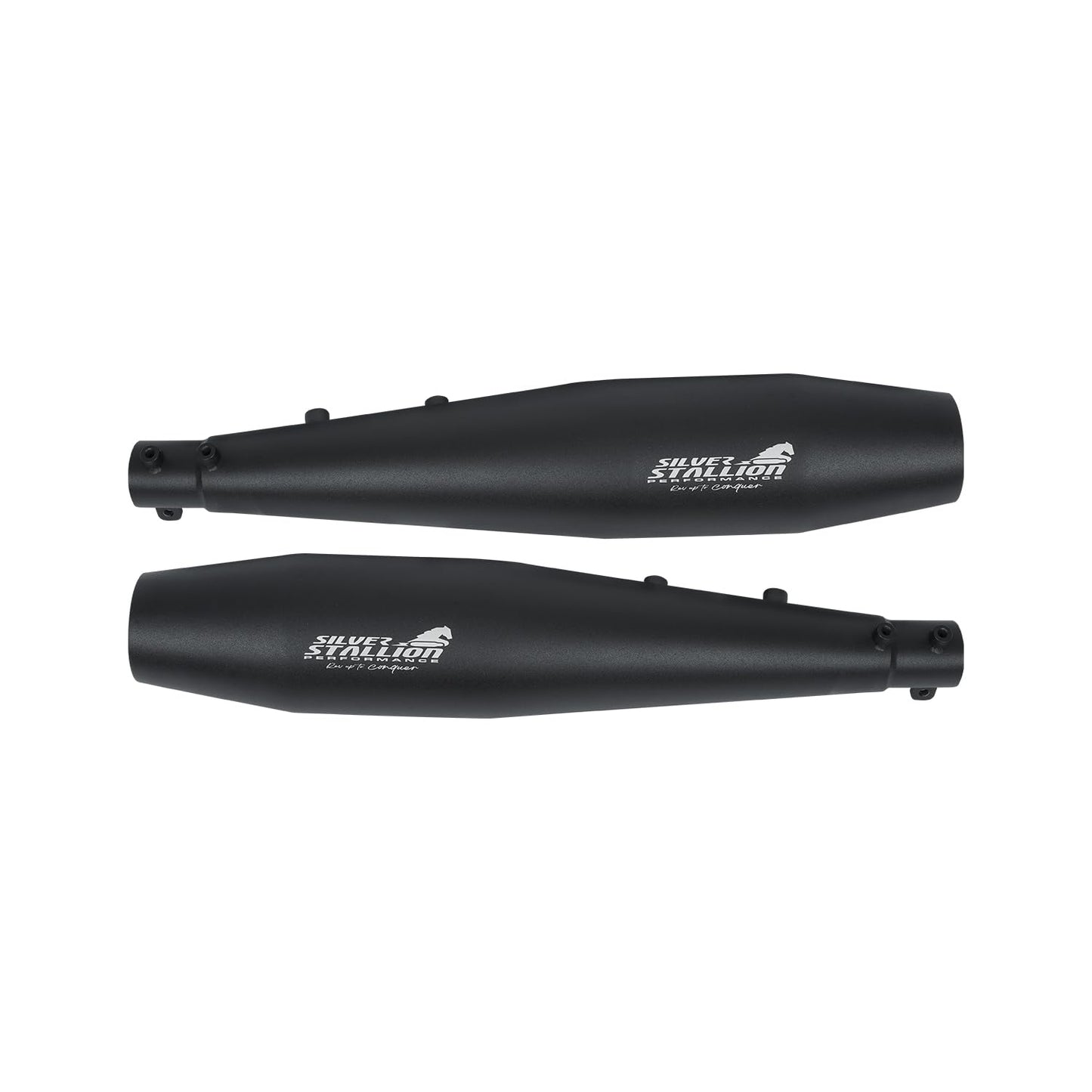 Silver Stallion Performance Silencer Exhaust Matt Black For Interceptor & Continental GT 650 TWIN