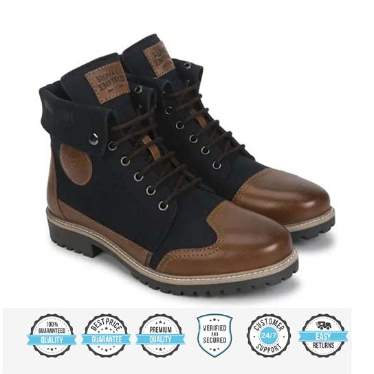 Royal Enfield Kargil Riding Boots Navy