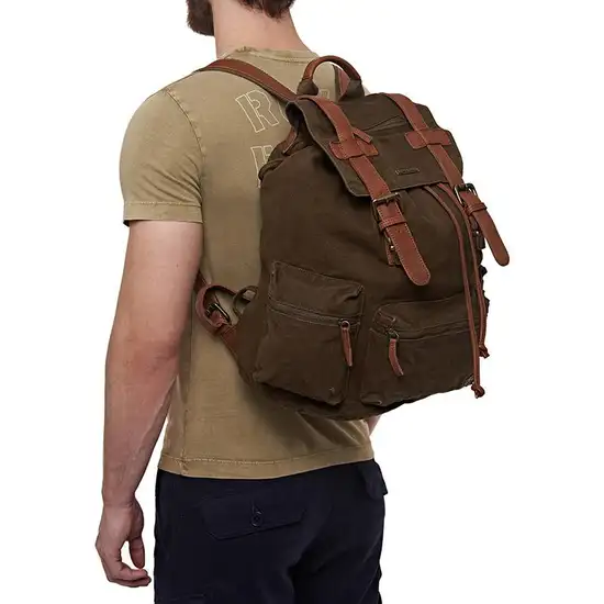 ROYAL ENFIELD PEGASUS BACKPACK OLIVE GREEN