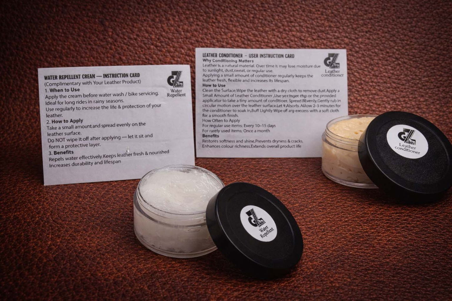 Leather Maintance & Care Kit (Waterrepellent and Conditioner)