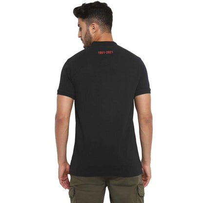 ROYAL ENFIELD 120TH YEAR MEN'S POLO TSHIRT BLACK