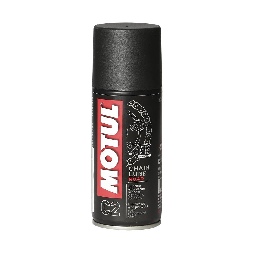 Motul C2 Chain Lube For All Bikes (150 Ml) Maximum Protection Against Wear & Corrosion Smooth & Durable Lubrication Weather-Resistant Performance Compatible with All Chain Types