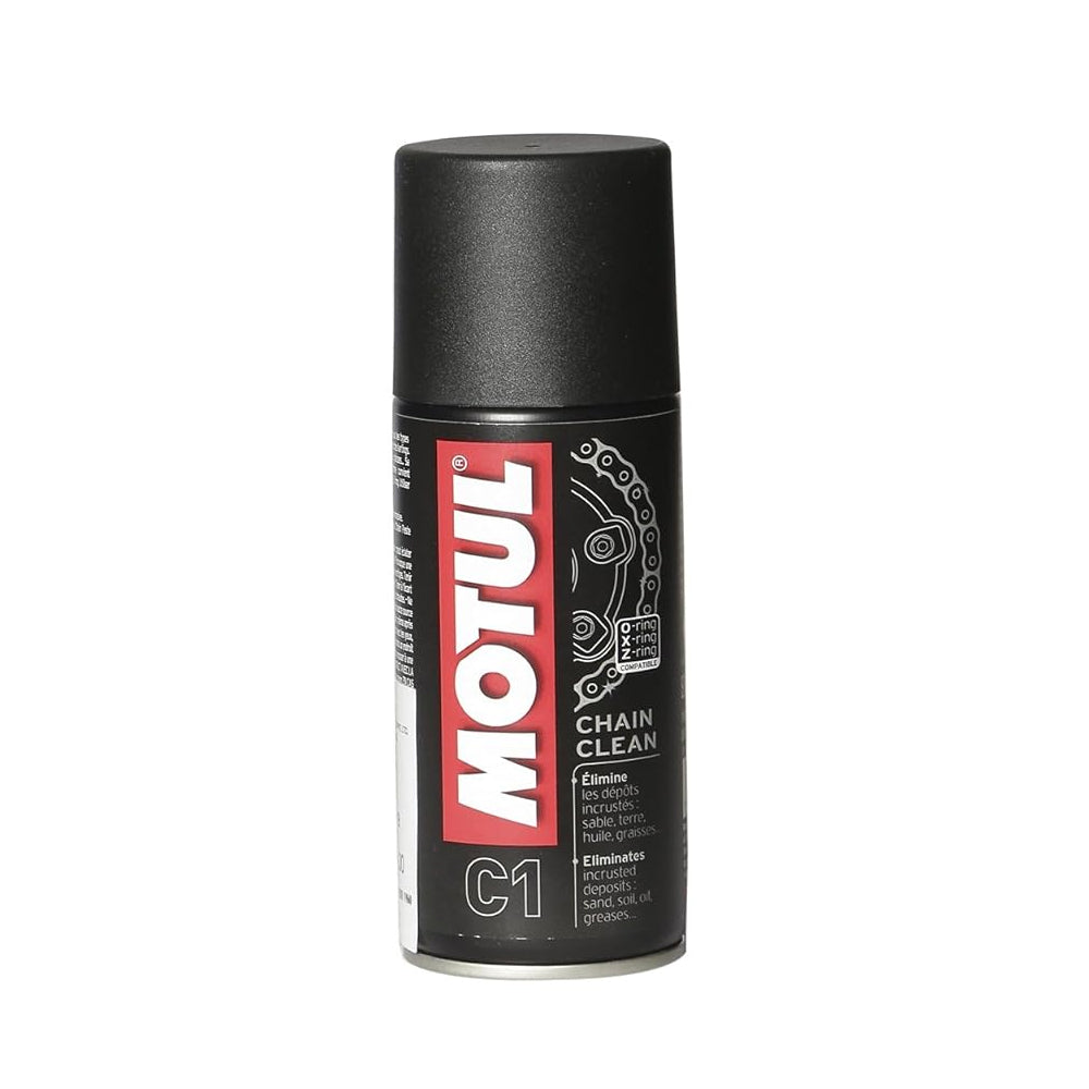 Motul C1 Chain Cleaner (150ml)  Removes Oil, Grease & Dirt  Deep Cleaning for Better Performance  Safe for All Chain Types