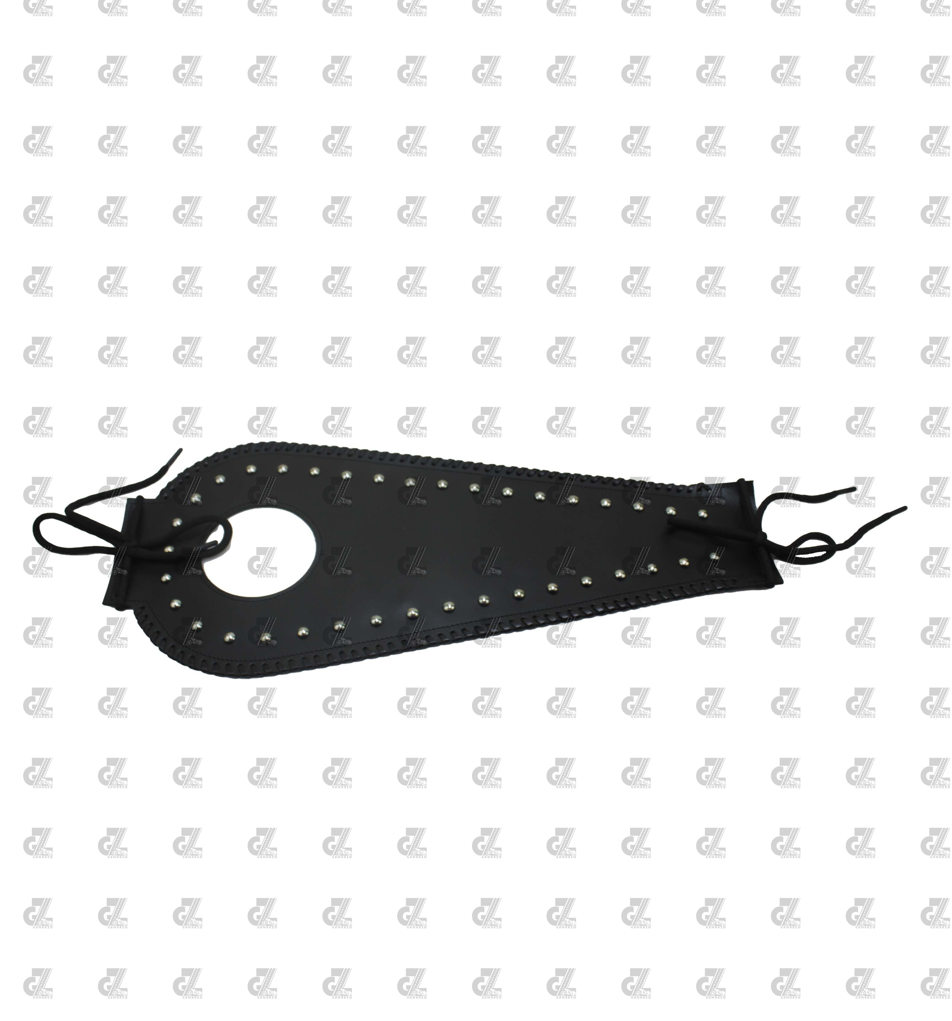 Leather Tank Strap Bag Black for Royal Enfield Super Meteor 650