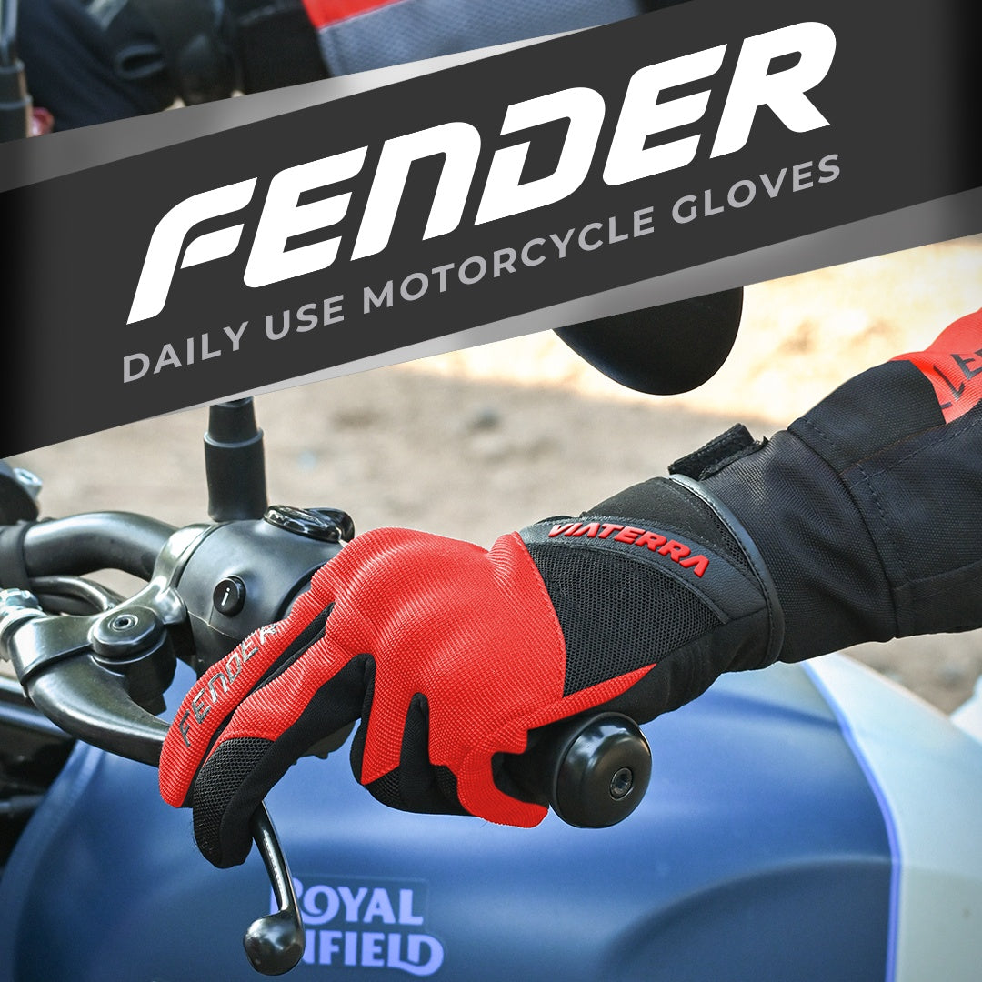FENDER DAILY USE MOTORCYCLE GLOVES FOR MEN