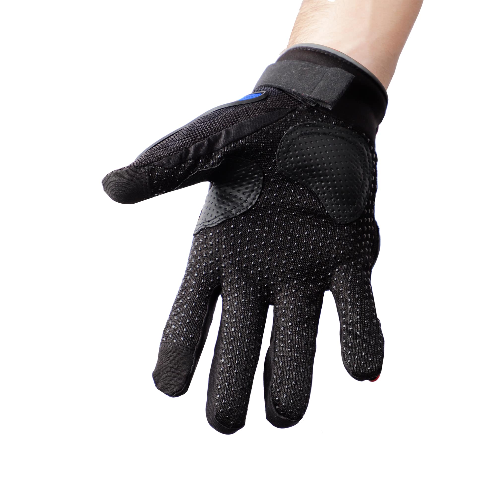 STEELBIRD RIDING GLOVES BLACK & BLUE