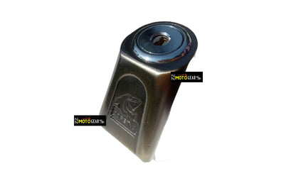 Disc Lock Stainless Steel Heavy Duty Painted Finish Disc Brake Anti Theft 6mm Pin Wheel Locking Security Lock Chrome for Bike and Motorcycle