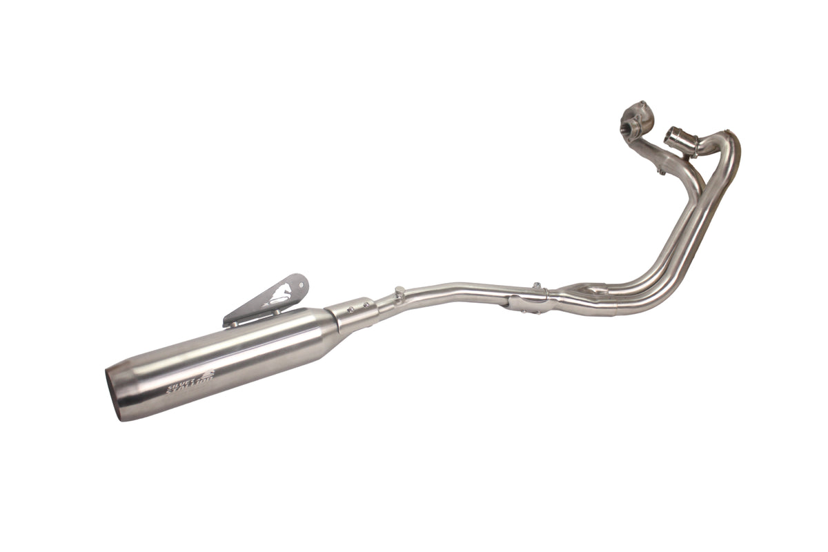 Silver Stallion Performance 2 in 1 Redline Silver Exhaust Silencer For Interceptor & Continental GT 650 Bear 650