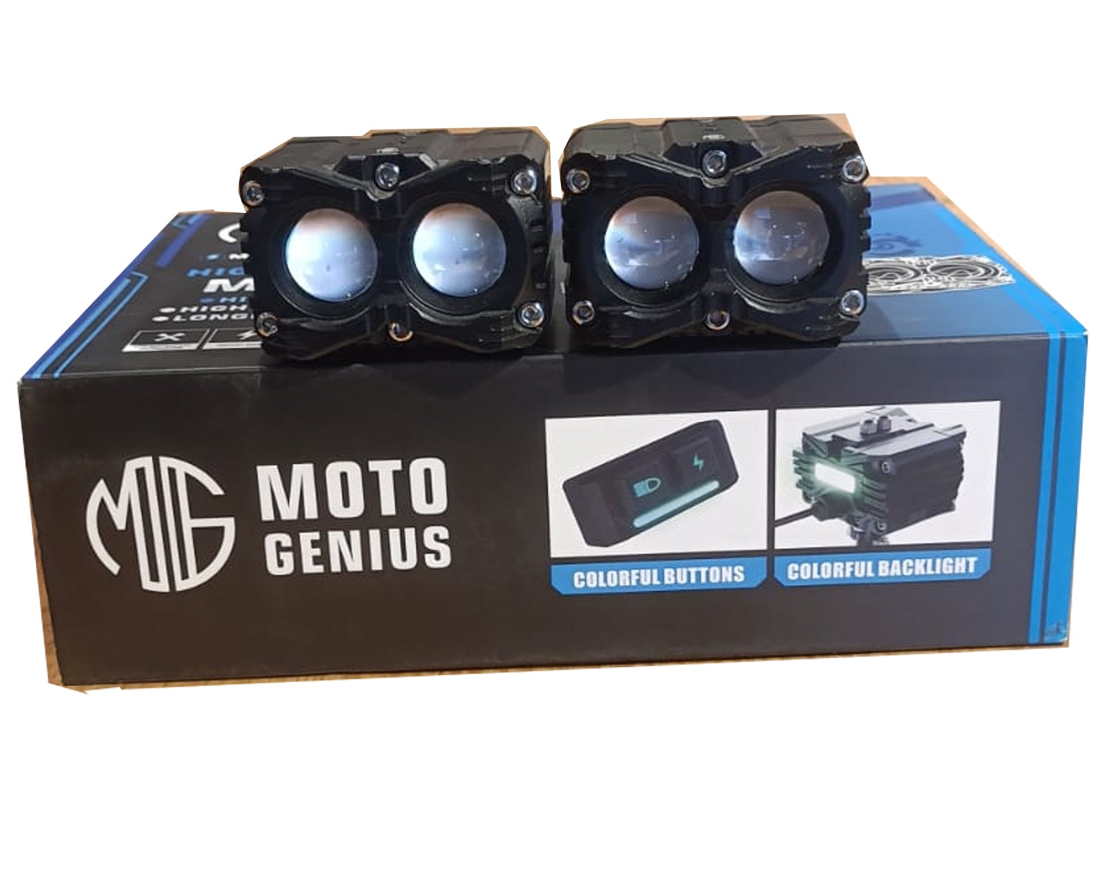 FOG LIGHT MK2 HIGH POWER SOPTLIGHT FOR UNIVERSAL MOTORCYCLE