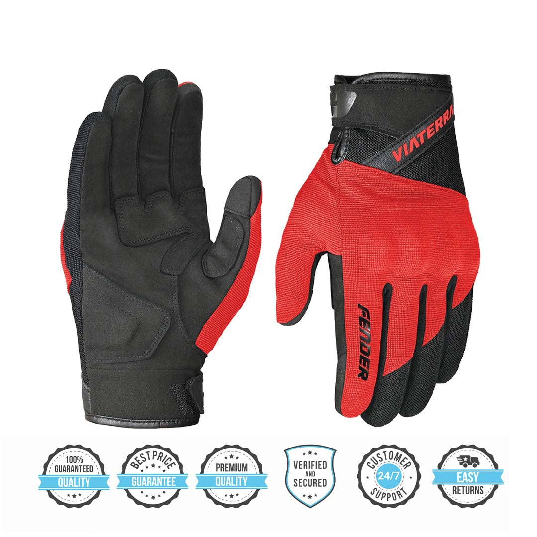 FENDER DAILY USE MOTORCYCLE GLOVES FOR MEN
