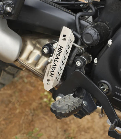 MOTO TORQUE REAR MASTER CYLINDER GUARD STAINLESS STEEL FOR HIMALAYAN 450
