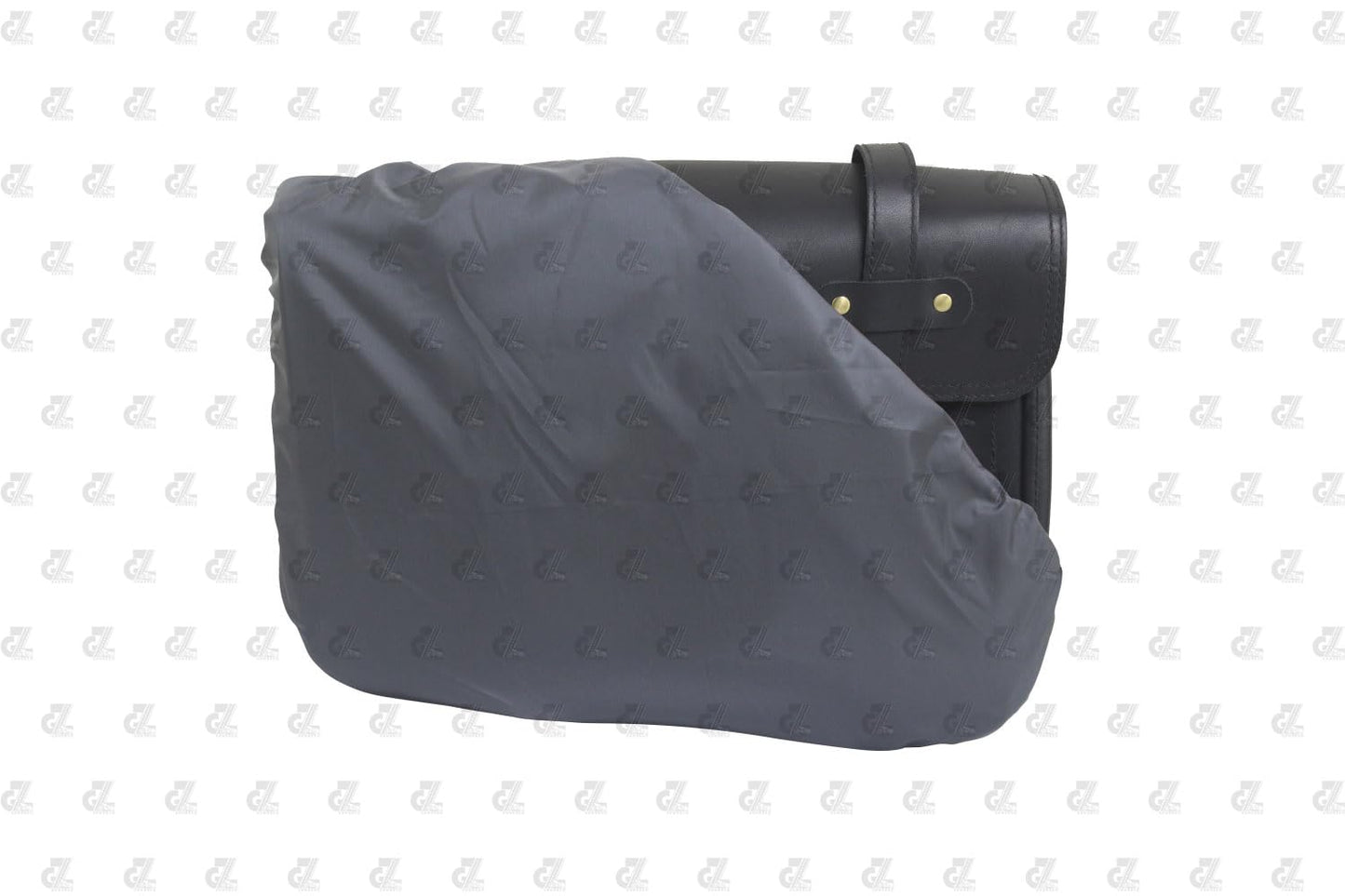 Leathe Saddle Pannier Bag Pair Black Color with Mount for Interceptor & Continental Gt 650