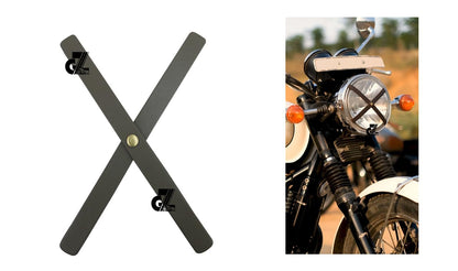 Leather Sticker Head Lamp X For All Royal Enfield Motorcycles