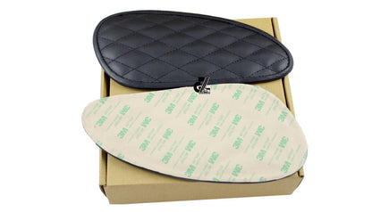 Genuine Leather Diamond Tank Pads For Royal Enfield Interceptor & Bear 650