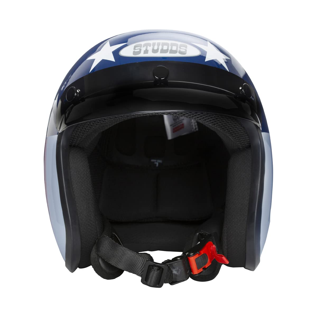 Studds Jetstar Classic D1 Captain America Open Face Helmet