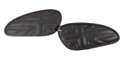 Genuine Leather Union Tank Pads Compatible with Triumph Speed & Scrambler 400