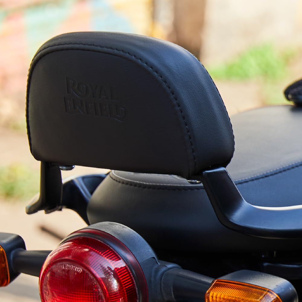 Royal Enfield Black Passenger Backrest Pad for Hunter 350