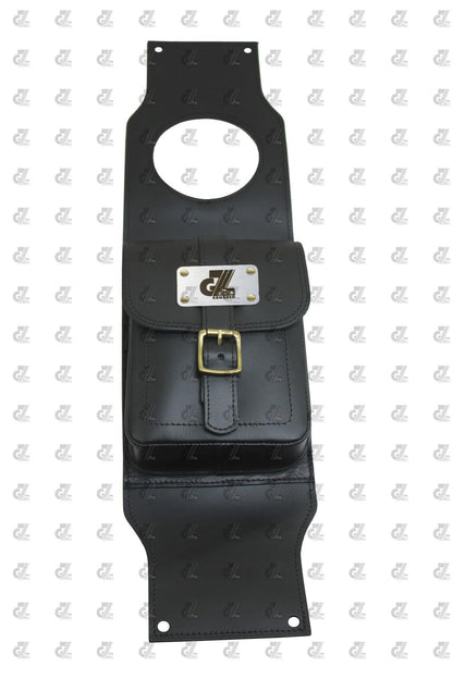 Genuine Leather Tank Strap Bag Compatible with Royal Enfield Continental GT & Interceptor 650