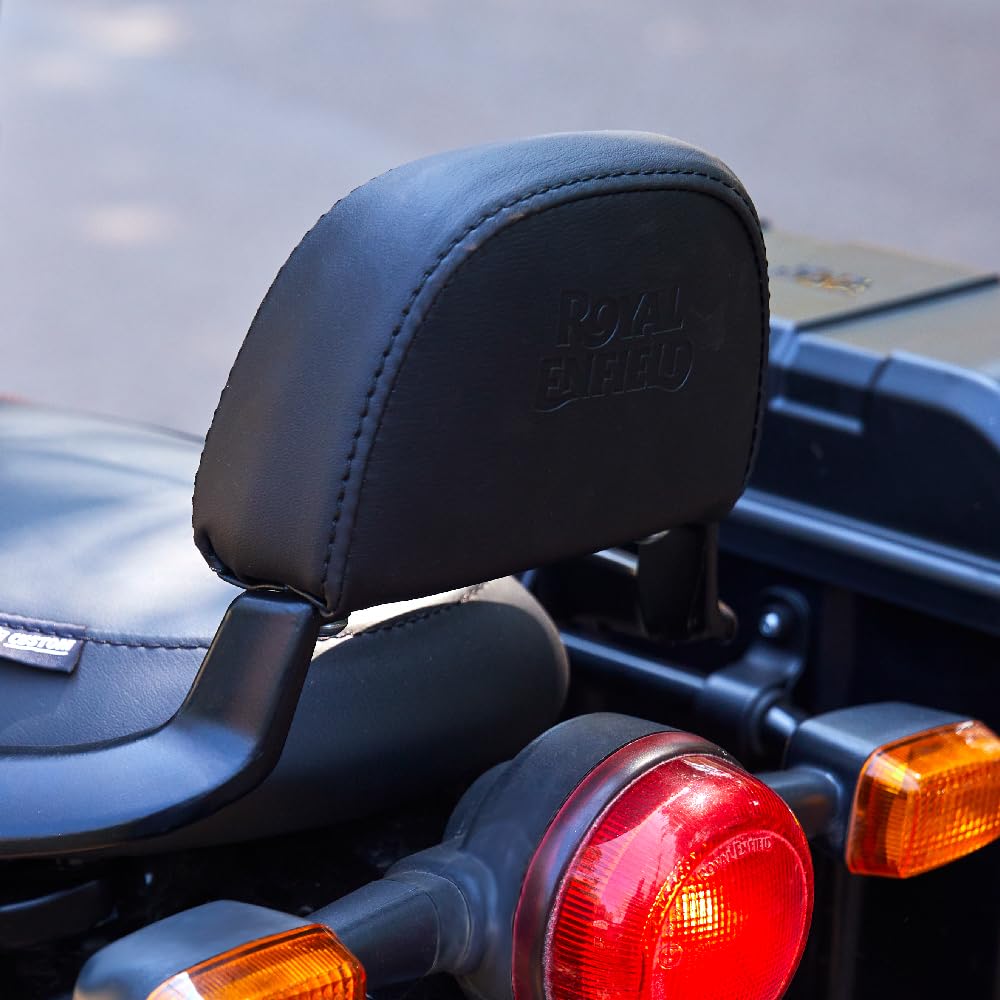 Royal Enfield Black Passenger Backrest Pad for Hunter 350