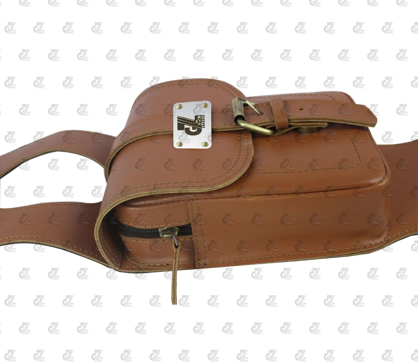 Leather Tank Strap Bag for Royal Enfield Old Classic & Bullet 350/500