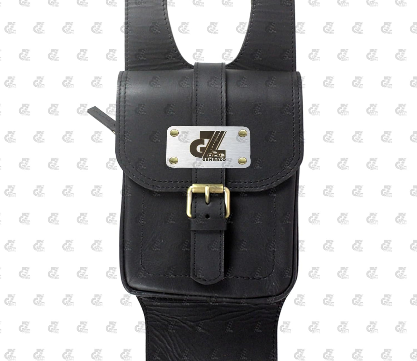 Genuine Leather Tank Strap Bag Compatible with Royal Enfield Old Classic & Bullet 350/500