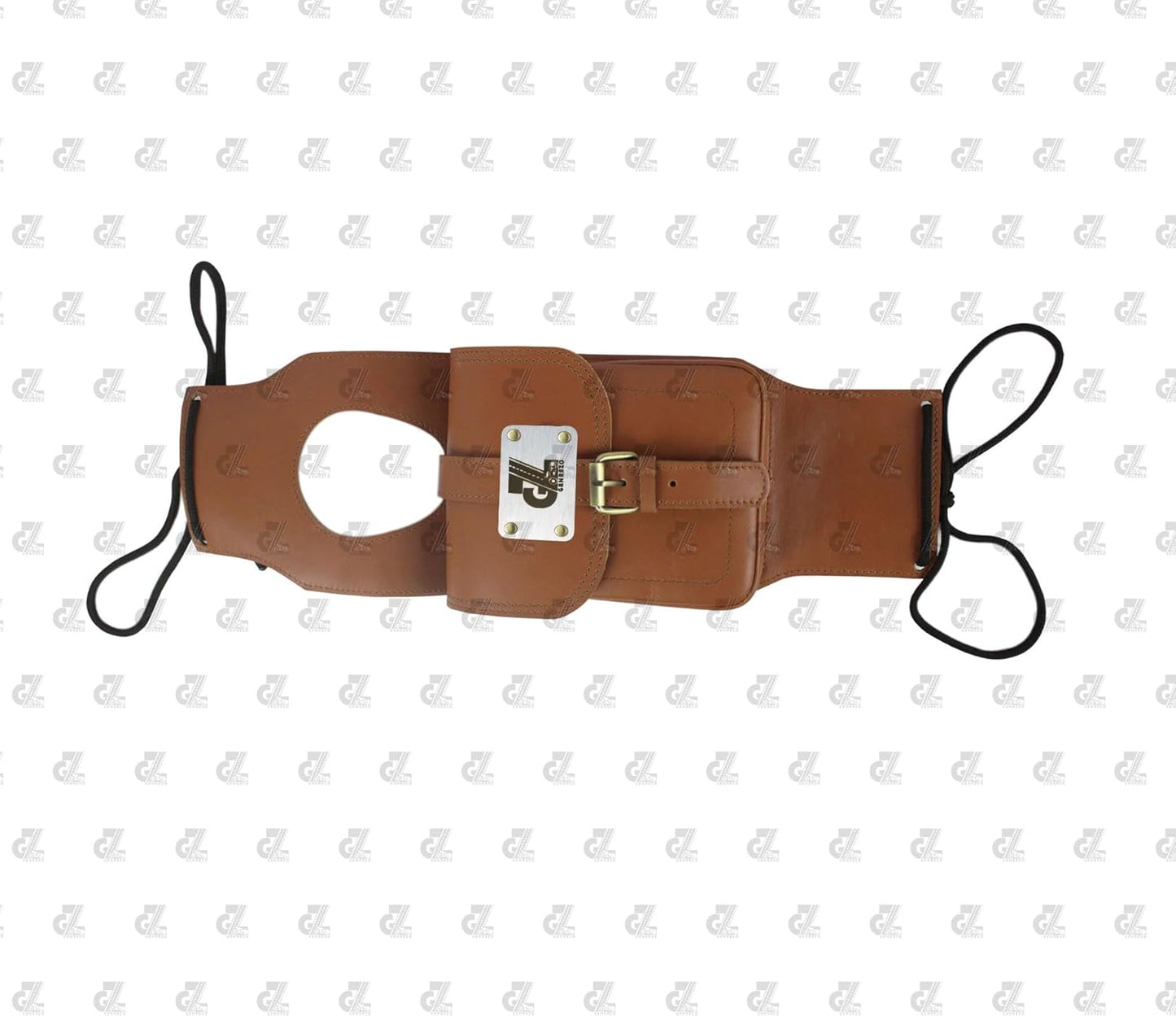 Genuine Leather Tank Strap Bag Compatible with Royal Enfield Old Classic & Bullet 350/500