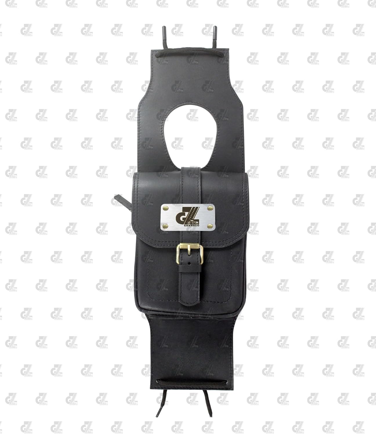 Genuine Leather Tank Strap Bag Compatible with Royal Enfield Old Classic & Bullet 350/500