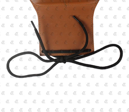 Genuine Leather Tank Strap Bag Compatible with Royal Enfield Old Classic & Bullet 350/500
