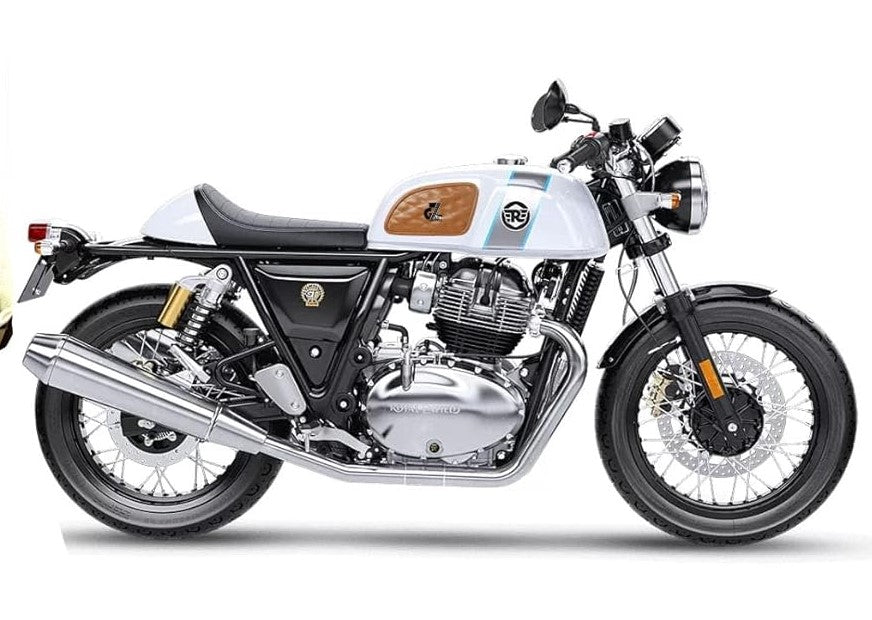 Genuine Leather Diamond Tank Pads For Royal Enfield Continental GT 650