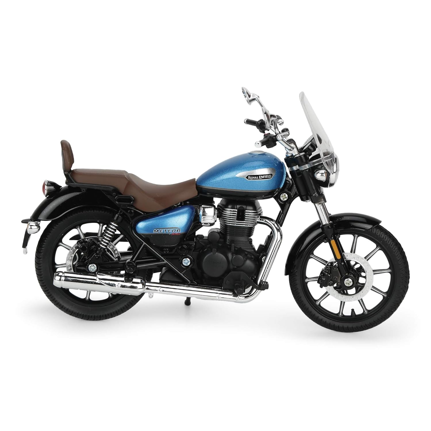 Royal Enfield Scale Model 1:12 Meteor 350 Nebula Blue