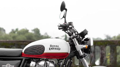 Genuine Leather Diamond Tank Pads Compatible With Triumph Speed & Scrambler 400