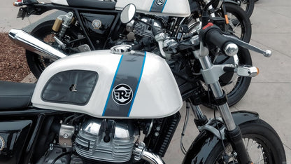Genuine Leather Union Tank Pads For Royal Enfield Continental GT 650