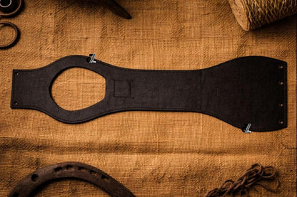 Genuine Leather Motorcycle Tank Strap with Pouch Compatible with Honda Hness CB350