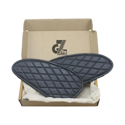 Genuine Leather Diamond Tank Pads Compatible With Triumph Speed & Scrambler 400