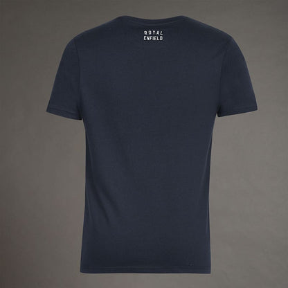 ROYAL ENFIELD AAMAR SONAR T SHIRT NAVY