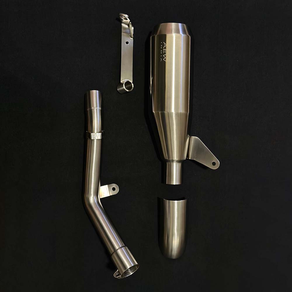 AEW EDGE Exhaust With Mid Pipe For Himalayan 450