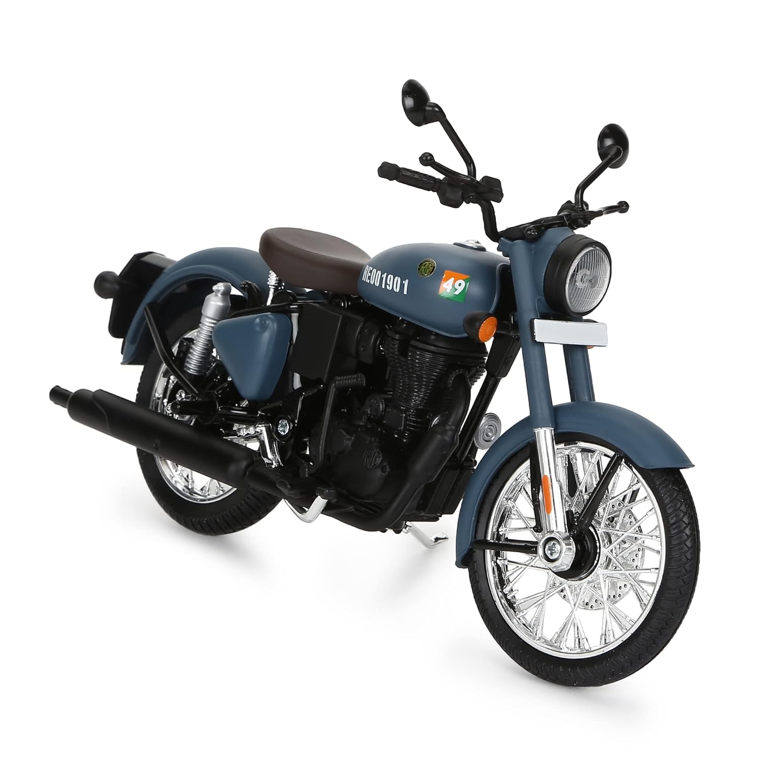 Royal Enfield Scale Model 1:12 Classic 350 Airborne Blue