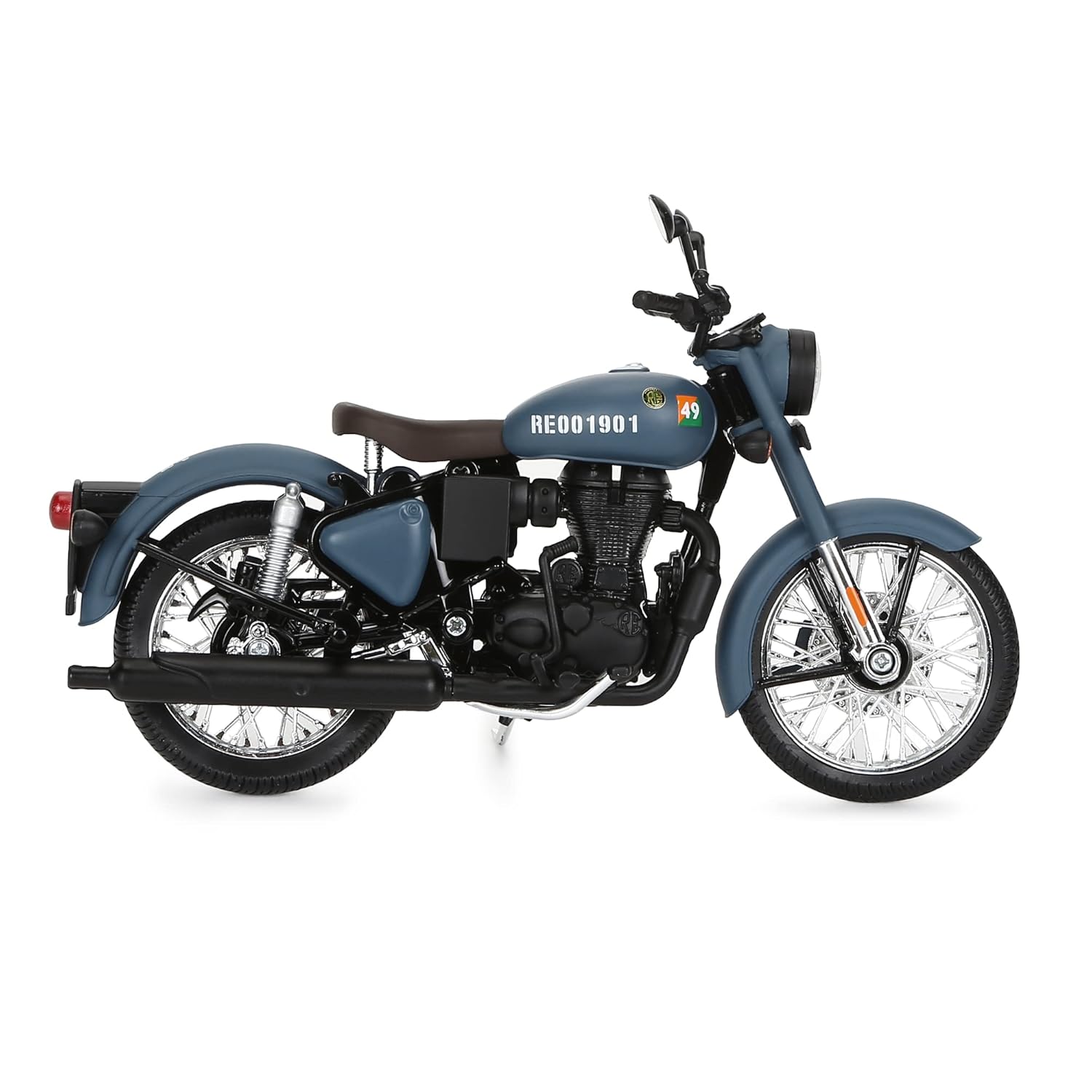 Royal Enfield Scale Model 1:12 Classic 350 Airborne Blue