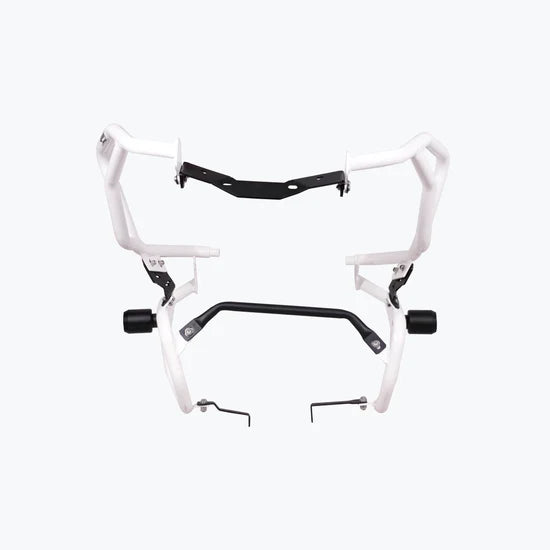 LEGUNDARY RAPTOR CRASHGUARD UPPER & LOWER (WITH SLIDER) WHITE FOR APACHE RTX 300