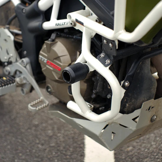 LEGUNDARY RAPTOR CRASHGUARD UPPER & LOWER (WITH SLIDER) WHITE FOR APACHE RTX 300