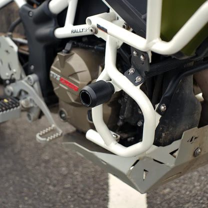 LEGUNDARY RAPTOR CRASHGUARD UPPER & LOWER (WITH SLIDER) WHITE FOR APACHE RTX 300