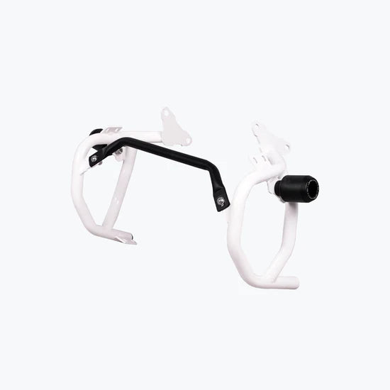 LEGUNDARY RAPTOR CRASHGUARD UPPER & LOWER (WITH SLIDER) WHITE FOR APACHE RTX 300