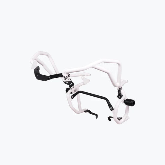LEGUNDARY RAPTOR CRASHGUARD UPPER & LOWER (WITH SLIDER) WHITE FOR APACHE RTX 300