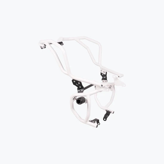 LEGUNDARY RAPTOR CRASHGUARD UPPER & LOWER (WITH SLIDER) WHITE FOR APACHE RTX 300