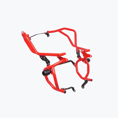 LEGUNDARY RAPTOR CRASHGUARD UPPER & LOWER (WITH SLIDER) RED FOR APACHE RTX 300
