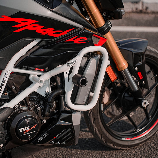 Legundary Thanos Crash Guard With Slider White For Apache RTR310