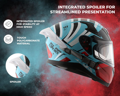Axor Helmet Apex Turbine Helmet Hex Blue Red