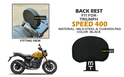 Moto Torque Back Rest For Triumph Speed 400