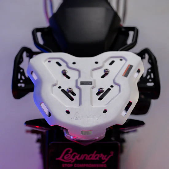 LEGUNDARY GENESIS LUGGAGE CARRIER SILVER FOR BMW F450 GS