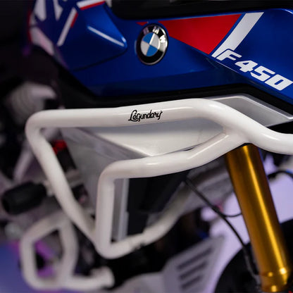 LEGUNDARY RAPTOR CRASHGUARD WHITE FOR BMW F450 GS
